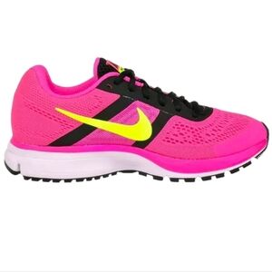 Nike Athletic Shoes in Pink and Neon Yellow